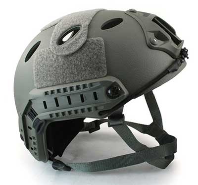 Fast Base Jump Helmet Navy Seal Carbon Shell Grey H - Click Image to Close