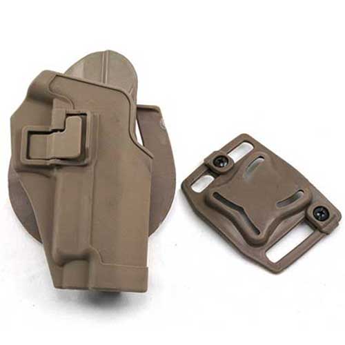 Black Hawk CQC SIG P220 P226 Gun Holster SERPA RH Tan