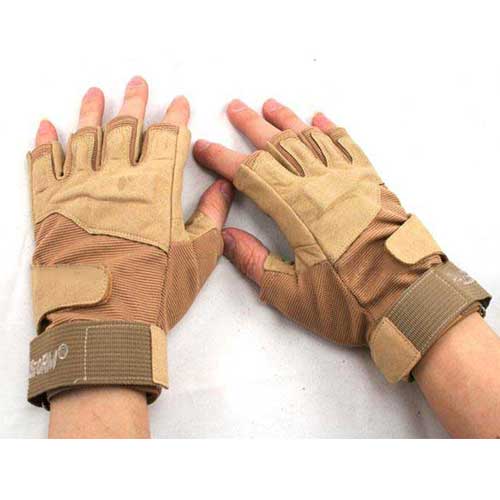 BlackHawk Tactical Duty Gloves Tan Half Finger Real Quality Military