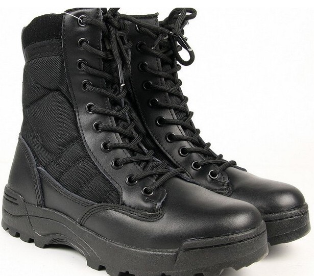 Outdoor Tactical Shoes Climbing Military Comfortable Shoes Black - Click Image to Close