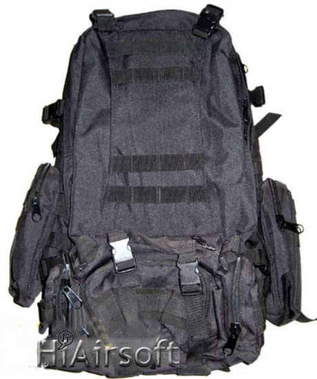 Outdoor Backpack Black color at HiAirsoft Store