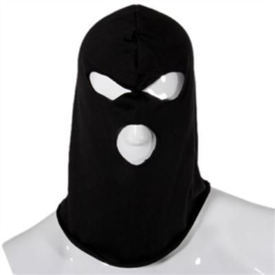 Cool 3 Hold Full Face Protector Hole Knit Mask - Black