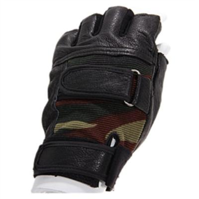 PU Leather Half Finger Gloves for outdoor war game - Click Image to Close