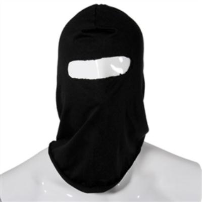 Cool Full Face Mask Super Quality Cotton One Hole Knitm Black - Click Image to Close