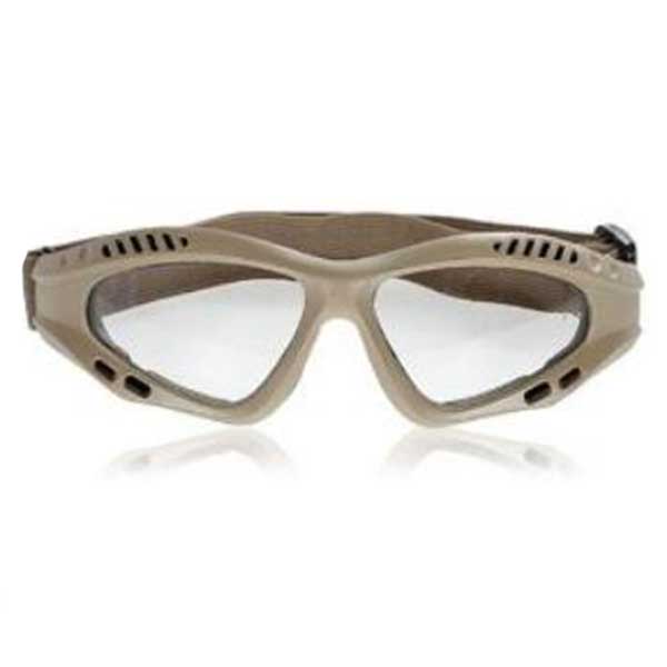 Military Goggles Practical Design Transparent Lens Desert Frame - Click Image to Close