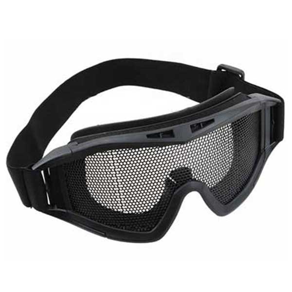 Metal Mesh Goggle Revision Style Tactical Airsoft Goggle Black - Click Image to Close