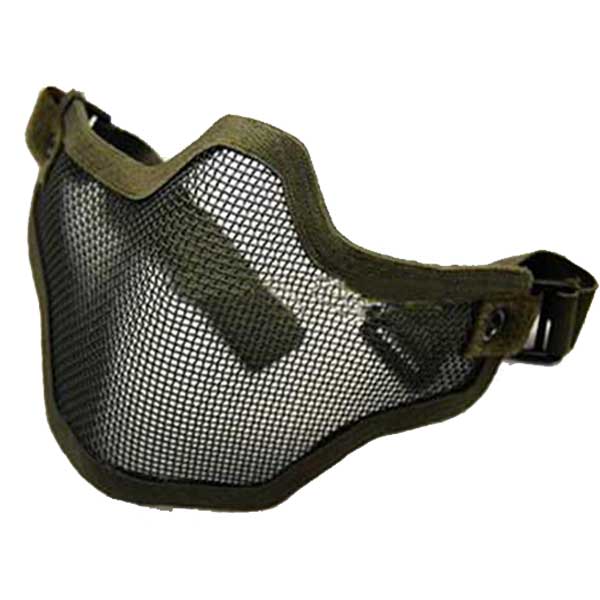 H TMC V1 Strike Mesh Half Face Mask Olive Drab - Click Image to Close