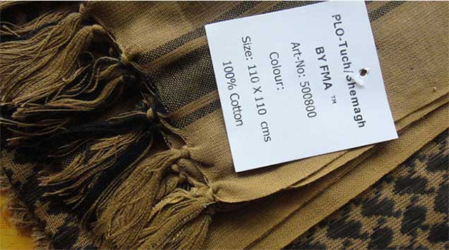 Tactical Windproof Shemagh Arab Scarf Chequered Mud Brown Htbsxn002 8 22 Top Airsoft Tactical
