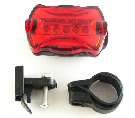 5 led butterfly type bicycle taillights airsoft flashlight - Click Image to Close