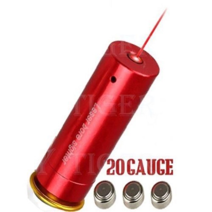 20 Gauge Laser Cartridge Bore Sighter 20GA Laser Bore Sight - Click Image to Close