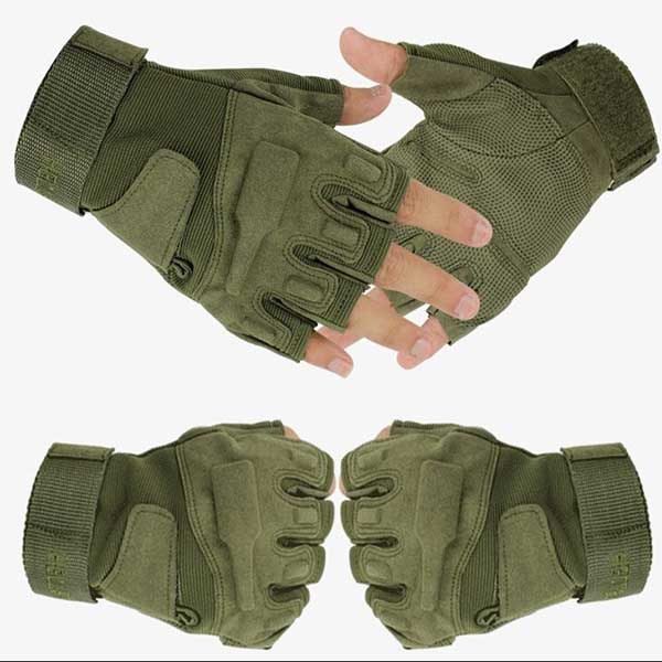 Blackhawk Tactical Protect Operation Half Finger Assault Glove OD