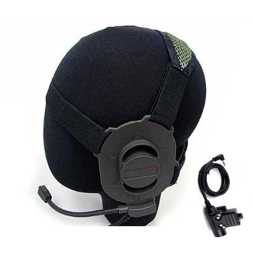 Tactical ELITE II Hunting Headset Army OD with U94 PTT Motorola 1Pin - Click Image to Close