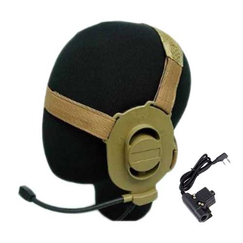 Tactical ELITE II Headset Militar DE and U94 PTT Kenwood 2 Pin Radio - Click Image to Close