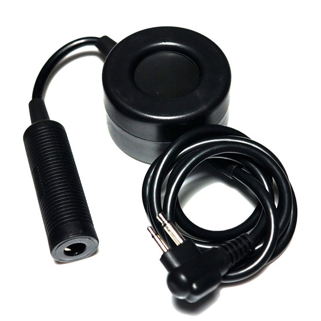 Tactical TCI PTT Military Headset Adapter Motorola 2 Pin Radio