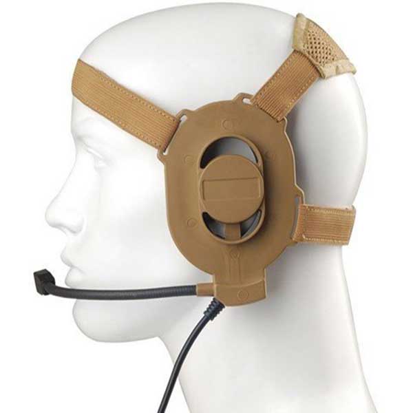 EM Bowman Elite II Tactical Headset Airsoft Military Headset Plug DE