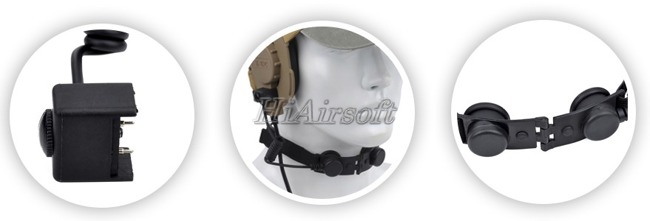 Tactical Throat Mic Adaptor