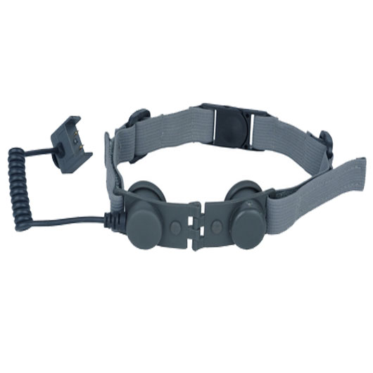 Tactical Throat Mic Adapter Comfortable Neck Band Bowman Headsets FG