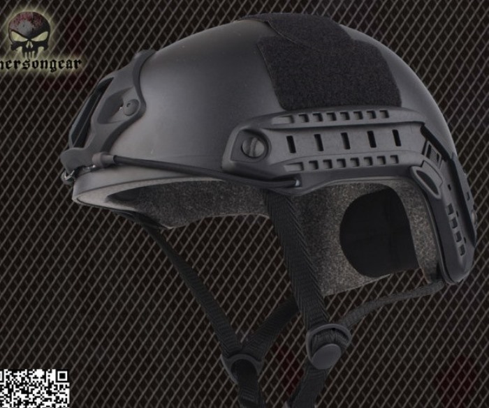 Tactical Helmet Airsoft Combat Sports Safety Military Helmet MH BK - Click Image to Close