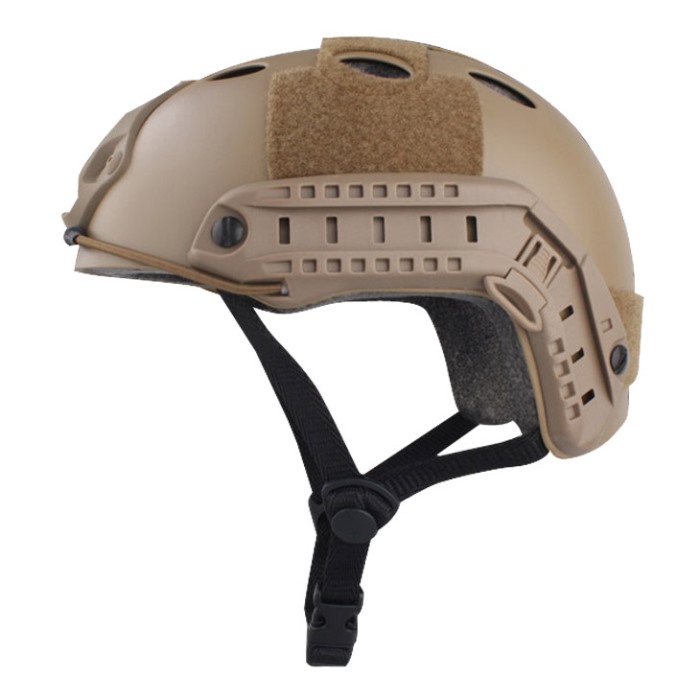 Tactical Airsoft Fast Helmet Military Sport Helmet w Fast Hole TAN