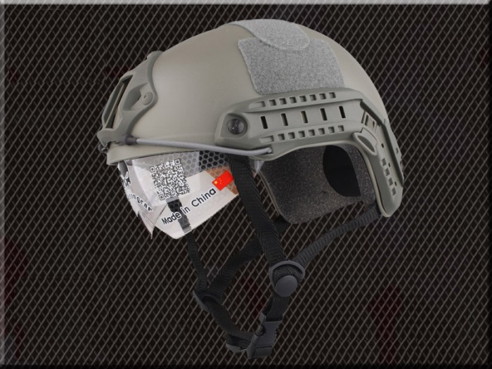 Tactical Airsoft Fast Helmet Sport Helmets with Goggle No Hole FG - Click Image to Close