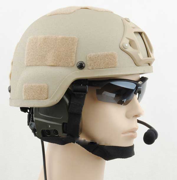 Mich 2000 Helmet with NVG Mount Matrix Airsoft TAN for sale