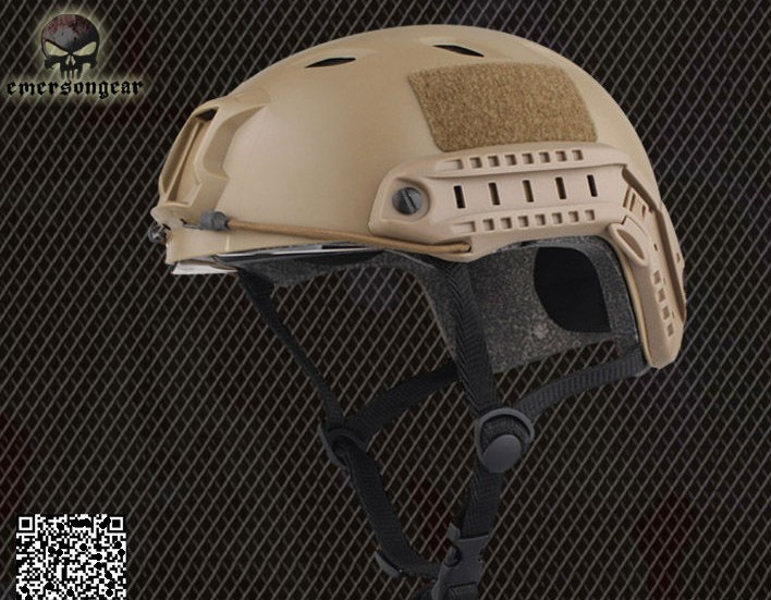 Tactical Emerson FAST Base Jump Helmet Lightweight version DE