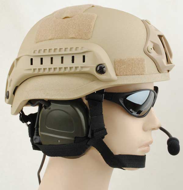 MICH TC-2000 ACH Kevlar Helmet Khaki for sale - Click Image to Close