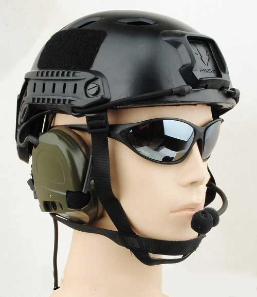 Airsoft FAST Base Jump Combat Style Helmet Black for sale - Click Image to Close