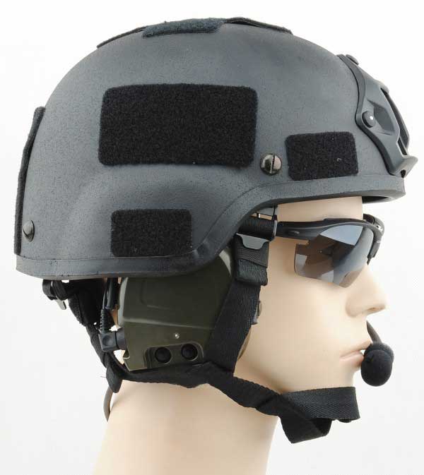 Mich 2000 Helmet with NVG Mount Black free size for sale - Click Image to Close