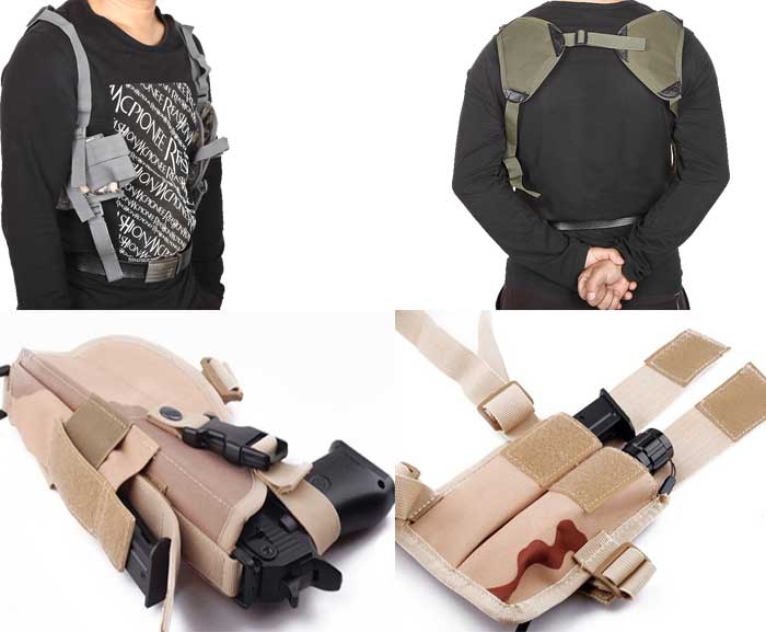 Pistol Hand Gun Shoulder Holster