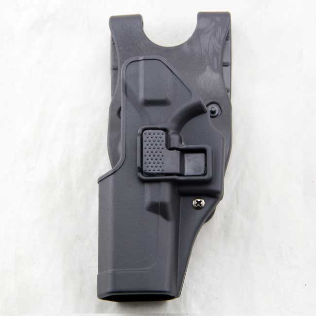 Left Hand Glock 17 19 CQC Polymer Retention Holster BK - Click Image to Close