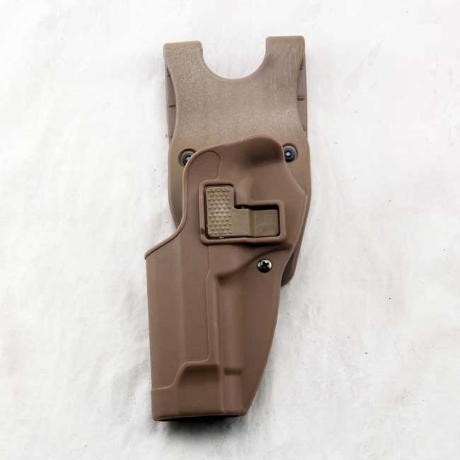 Left Hand M9 92 96 Tactical Paddle with Belt CQC Holster Tan - Click Image to Close