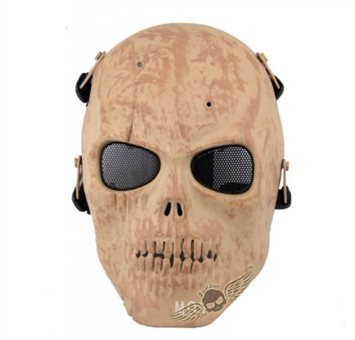 Skull Army Tactical Skull Full Face Mask Costume Airsoft Skeleton DS