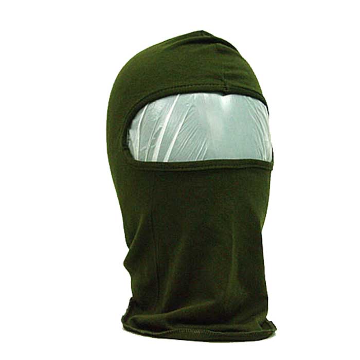 Full Face Head Mask 1 Hole Airsoft Combat Hood Protector Mask OD