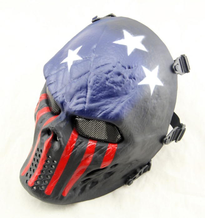 Typhon Camouflage Tactical Masks Airsoft Protect Skull Mask Captain - Click Image to Close