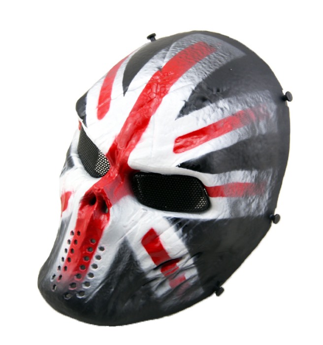 Typhon Camouflage Tactical Skull Full Face Protect Mask Knight - Click Image to Close