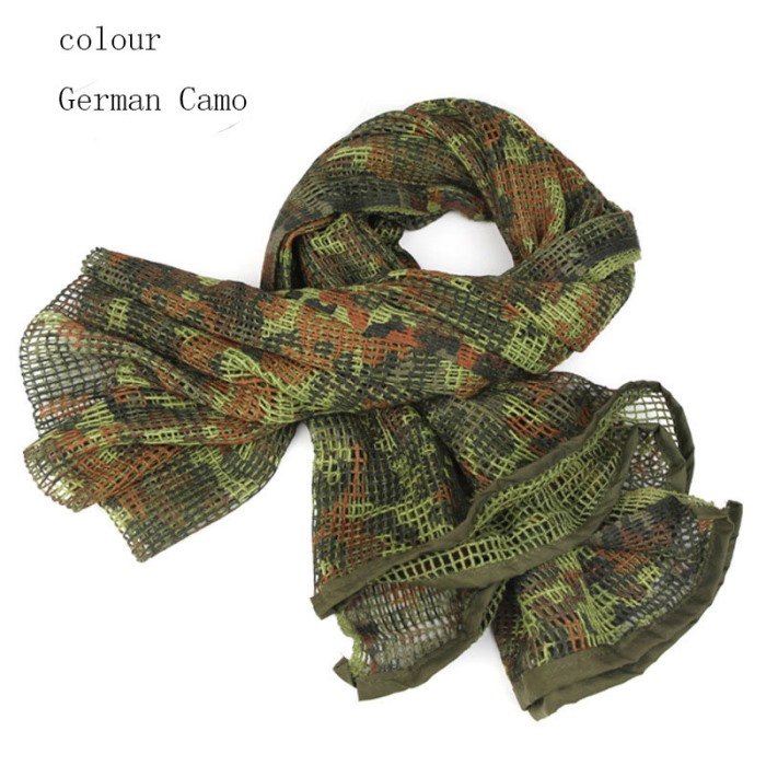 Multi Tactical Scarf Camouflage Sniper Cover Sport Scarves Germans