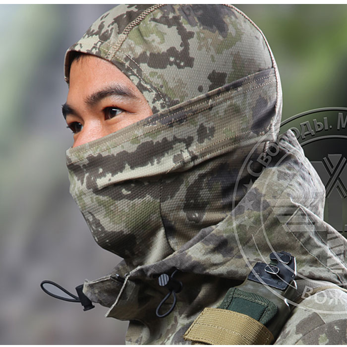 Chiefs Breathable Airsoft Hood Face Mask Tactical Camouflage CH - Click Image to Close