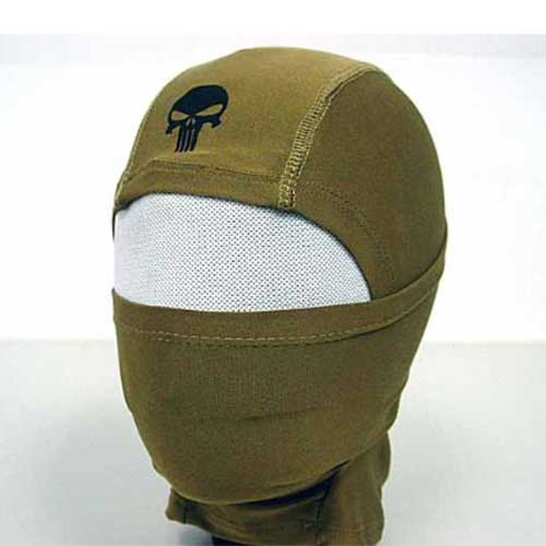 Full Face Head Mask Airsoft Hood Protector Coyote Brown - Click Image to Close