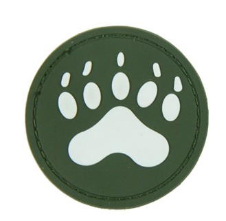 Military Velcro Patches Animal circular claw green - Click Image to Close