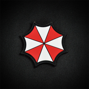 Best PVC Resident Evil Umbrella Corporation Velcro Patch