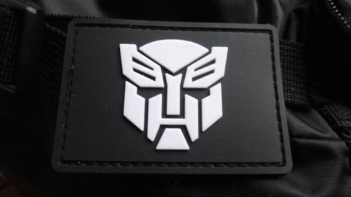 Righteous Robot Fighter Autobots 3D Tactical Pvc Velcro Patch