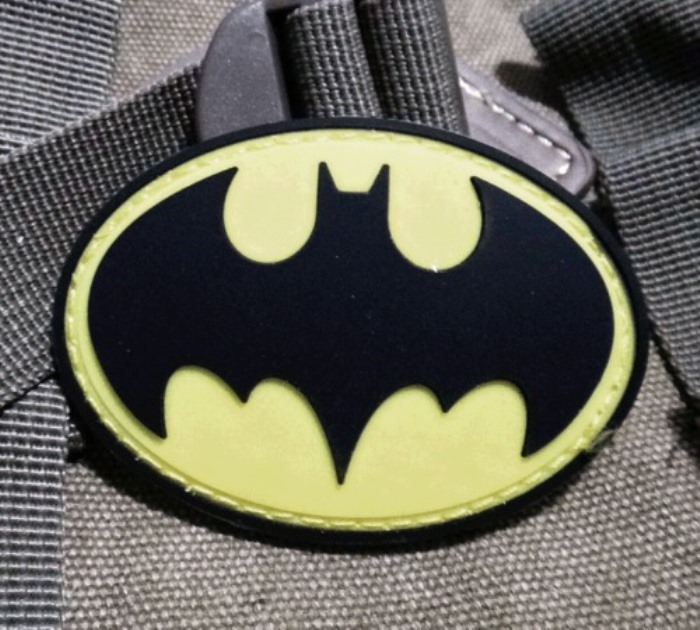 Batman Super Heroes Morale Badge Tactical Pvc Rubber Velcro Patch - Click Image to Close