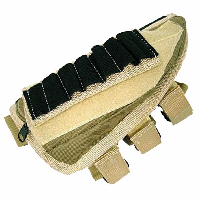 Airsoft Tactical Molle Shotgun Rifle Stock Ammo Pouch Holsters Bag D - Click Image to Close