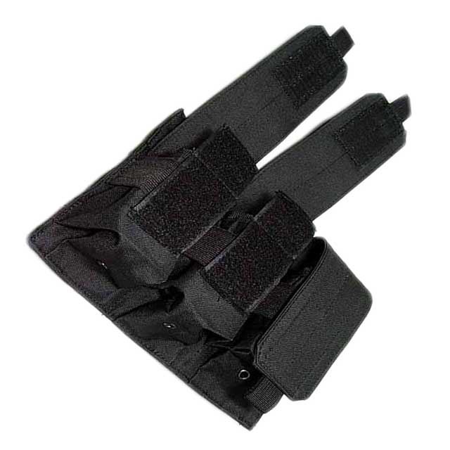 Molle Tactical Triple M4 Mag Pouch 3 Mag Magazine Pouches Bag BK