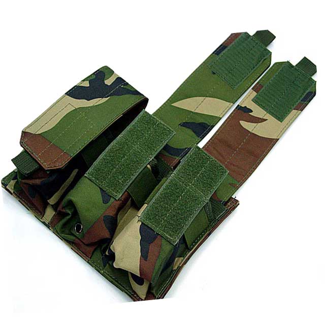 Molle Tactical Bag Triple M4 Mag Pouch Hold 6 Stacker M4 Magazine CL