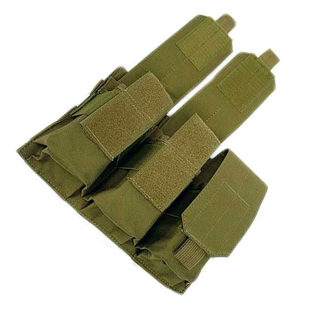 Molle Triple M4 Mag Pouch Tactical Kryptek Typhon Magazine Pouch DE - Click Image to Close