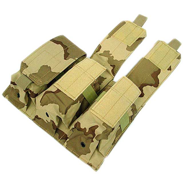 Molle Triple M4 Mag Magazine Pouch Bag Typhon Tactical Gear DC - Click Image to Close