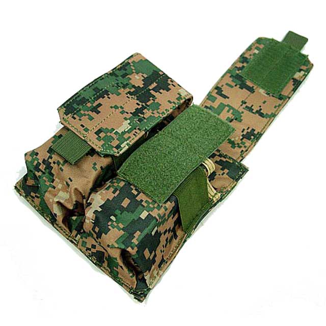 Double Pistol Mag Pouch Cordura M4 Double Mag Pouches Digital - Click Image to Close