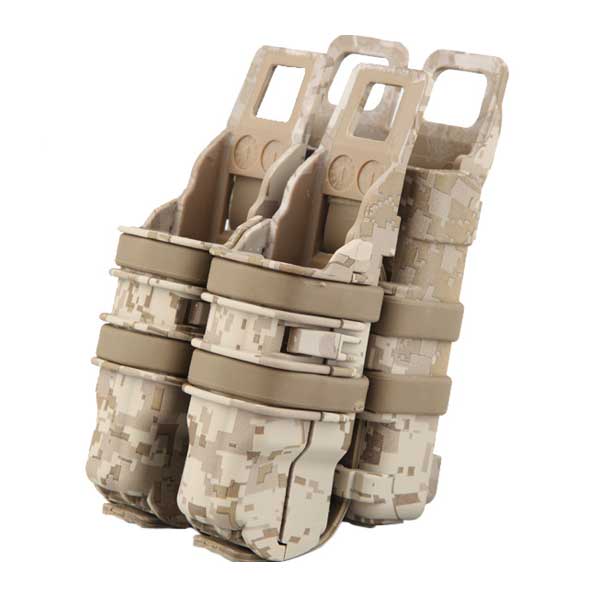 Fast Rifle Pistol Emerson Magazine Attach Molle Pouch Holder Desert - Click Image to Close